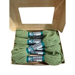 110 Yards - Appletons #354 Grey Green Pallet 100% English Wool Tapestry Skein